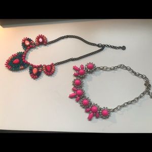 Lot of 2 necklaces 1 J. Crew and 1 Stella & Dot